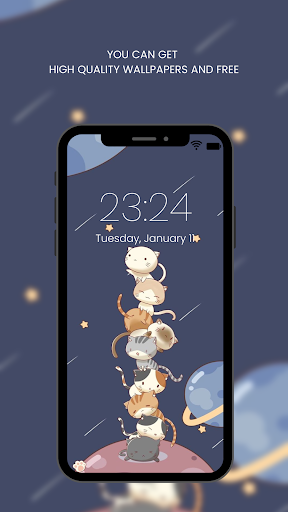 Screenshot of Cute Cat Wallpaper HD