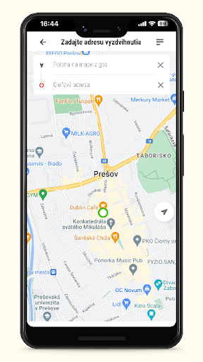 Android application 2,5EUR Easy Taxi Prešov screenshort