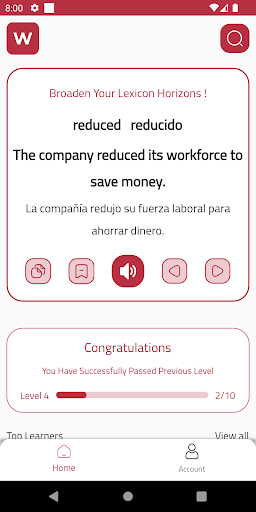 WordP : Expand Your Vocabulary Screen 3