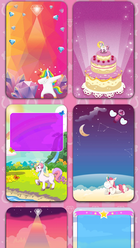 Unicorn Invitations Cards Screen 2