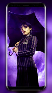 Screenshot 10 Wednesday Addams Wallpaper android