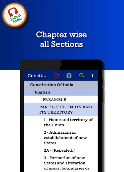 Constitution of India in English, Hindi & Marathi