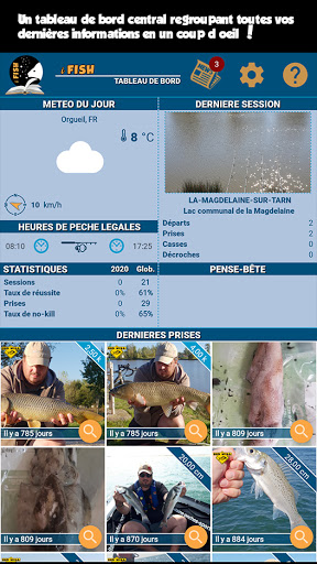 Android application iFISH - Your fishing logbook screenshort