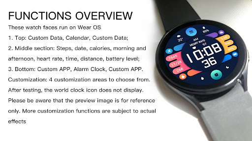 Beautiful Clouds For Wear OS screenshot 18