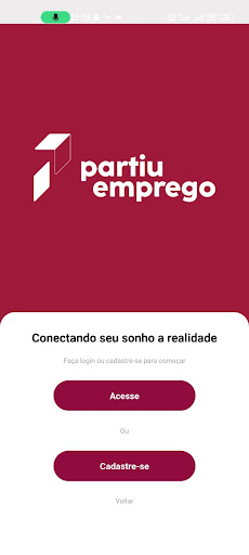 Android application Partiu Emprego screenshort