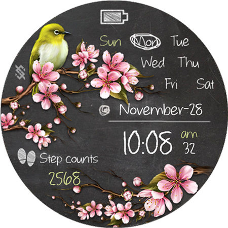 BFF32- Blackboard Art Bird screenshot 17