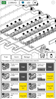 Train Tycoon : offline idle - Screenshot 1