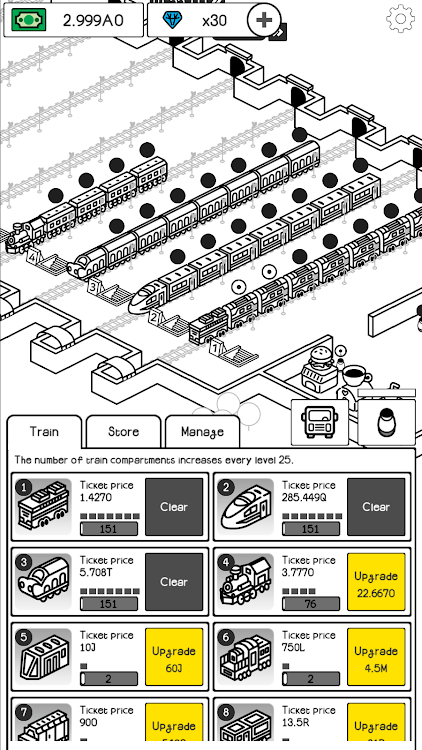 Train Tycoon : offline idle - 2.7 - (Android)