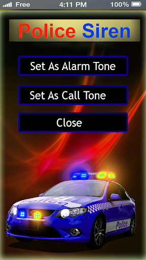 Police Siren Light Sounds Screen 2