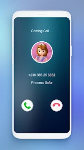 princess sofia fake call
