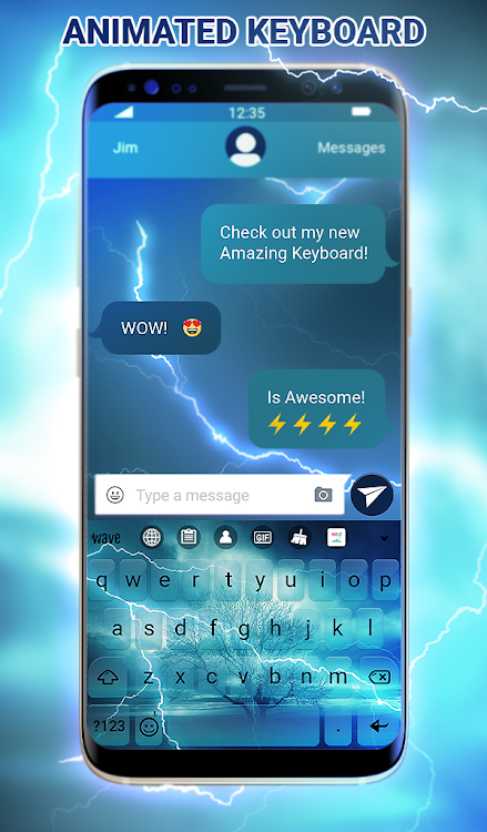Storm Keyboard Live Wallpaper - 5.10.45 - (Android)