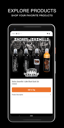 Screenshot of World Famous Tattoo Ink