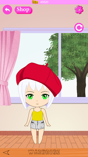 Chibi Anime Dress Up Game Screen 3