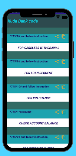 Nigeria Bank & Ussd codes Screen 3