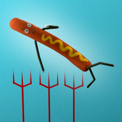 Flying Sausage 3D logo