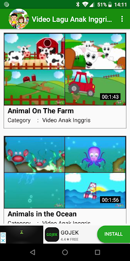 Android application Offine Kids Song Video screenshort
