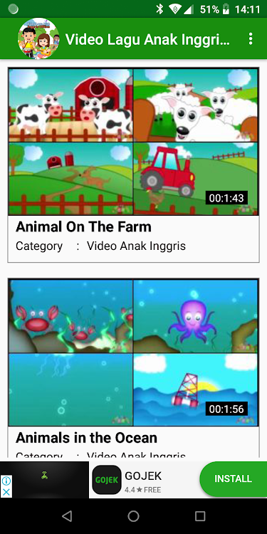 Offine Kids Song Video - 1.12 - (Android)