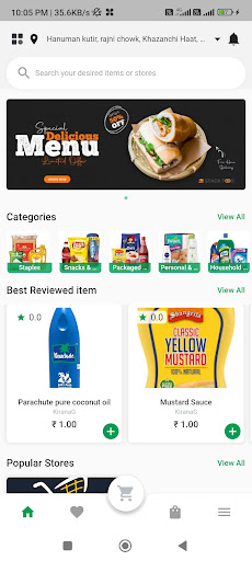 Android application RoboMart- Multipurpose App screenshort