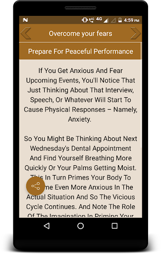 Overcome your fears Screen 3