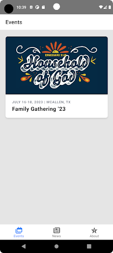 Android application Texas Baptists screenshort