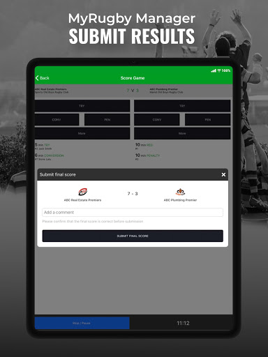 MyRugby Manager