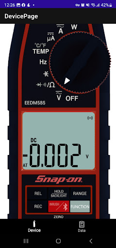 Snap-on EEDM585 Screen 3