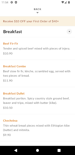 Rohobot Ethiopian Restaurant Screen 3