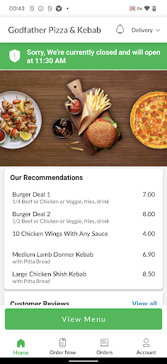 Godfather Pizza & Kebab Screen 2