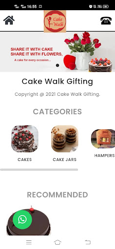 Android application Cake Bash screenshort