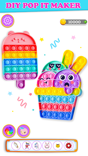 Pop it Fidget Toys Puppet Game Screen 3