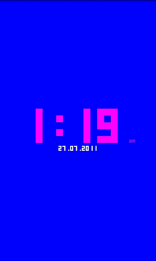 Terminal Clock Screen 2
