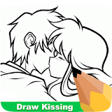 How To Draw Kissing icon