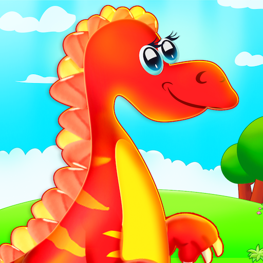 Dino care game logo
