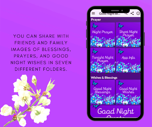 Android application Good Night Blessings & Prayer screenshort