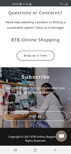 BTB-Online Shopping Screen 3