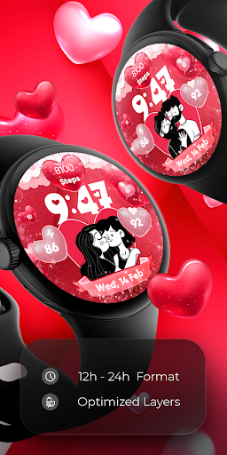 Valentines Day Couple - Watch Screen 3