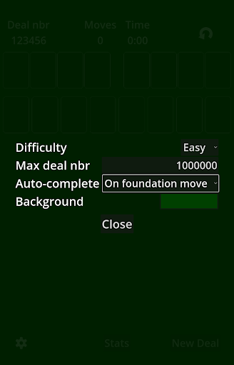 Open FreeCell Screen 3