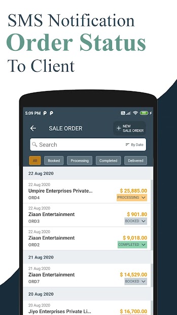 Screenshot 7 Easy Invoice Manager & Billing App - Uni Invoice android
