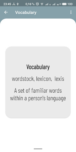 Your Vocab Screen 3
