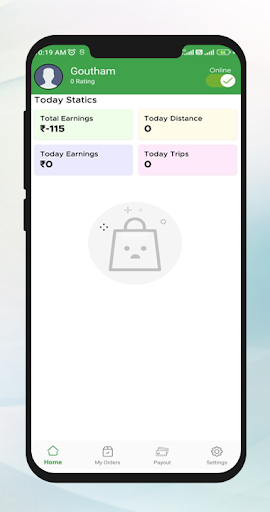 Bagga Delivery Partner Screen 3