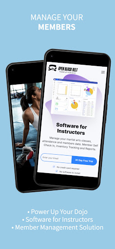 Android application Open Black Belt screenshort