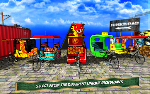 Bicycle Rickshaw Simulator 2019 : Taxi Game 3.8 APK screenshots 9