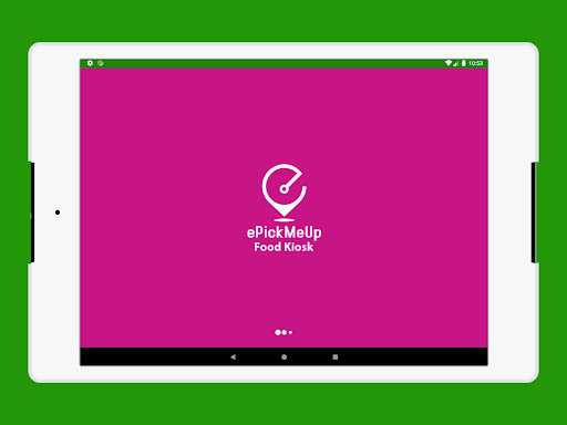Android application ePickMeUp kiosk food screenshort