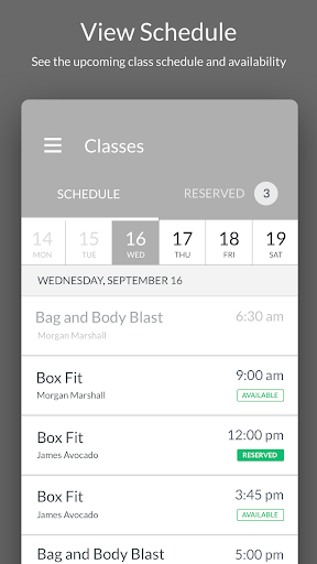 Android application Fight Gym Albury screenshort