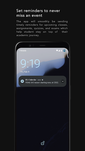 IEU Calendar Screen 3