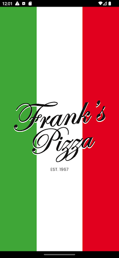 Android application Frank's Pizza Bar screenshort