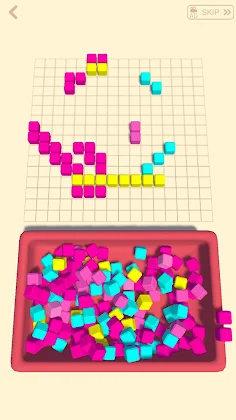Cubes Art - Assemble object un - Screenshot 4