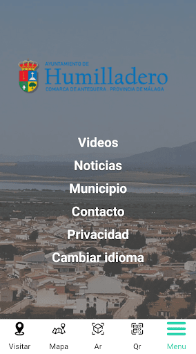 Android application Humilladero AR screenshort