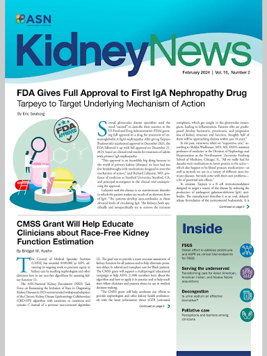 ASN Kidney News Screen 2