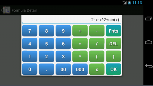 Equations Resolution PRO Screen 2